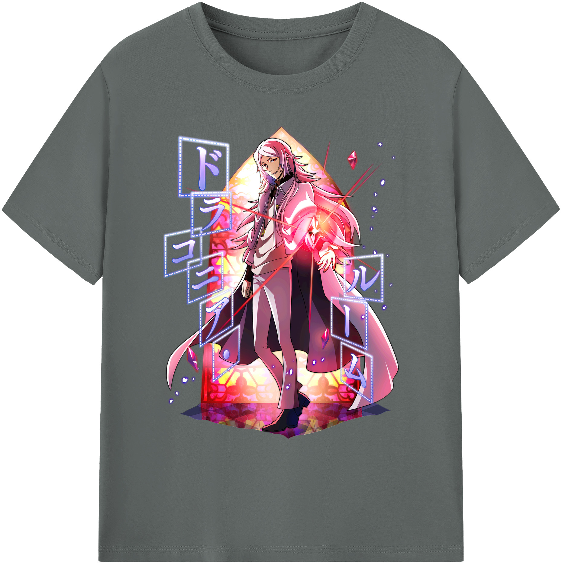 （画像用） 文豪ストレイドッグス Bungo Stray Dogs 綿100％ メンズ半袖Tシャツ｜肌触りやわらか＆通気性